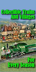 Click to see collectible On30 trains and holiday villages for spring and summer.