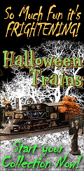 Click to see Halloween Trains and Towns for your seasonal displays.