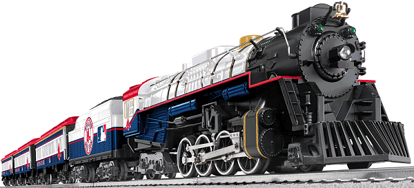 Click to see this train and other MLB and Nascar-approved Lionel trains.