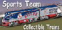 Click to learn about model trains with your favorite team's colors.