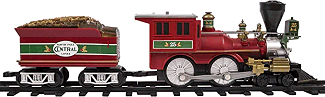 Lionel's battery-powered 4-4-0 'General' locomotive.