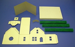 The pieces as they would be cut out for the red brick version shown. Click for bigger photo.