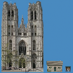 This composite photo shows the relative size of these structures in the real world. Click for bigger photo.