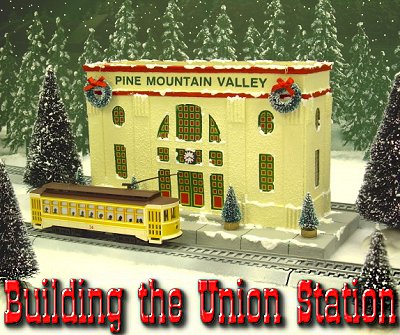 Customize your Christmas village or holiday railroad with this unique project.  Click for bigger photo.